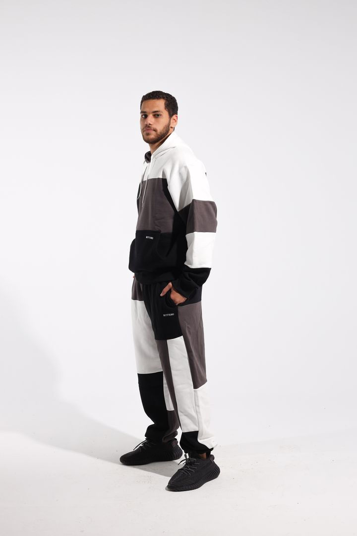 black and white sweats