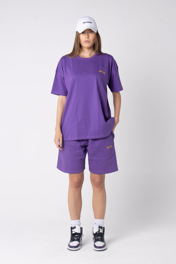 t shirt oversize violet