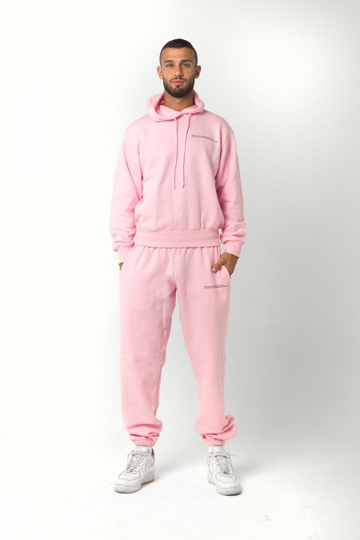 blush sweat suit