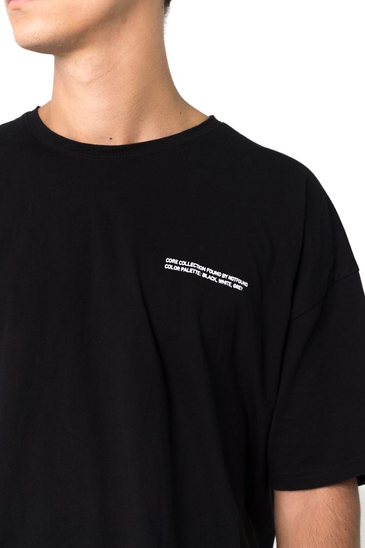 black oversized tshirt